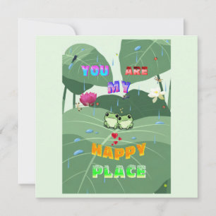 Carte Vous êtes mon endroit heureux