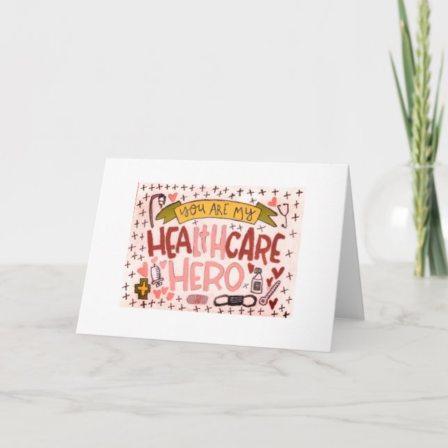 Carte Vous êtes mon héros (Devant)