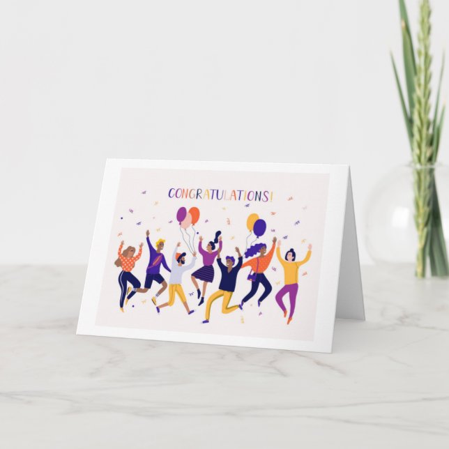 CARTE VOUS ÊTES **PROMOTIONNÉS** VOUS L'AVEZ FAIT ! ! CA (Devant)