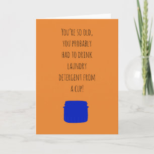 Carte Vous êtes si vieux Funny Birthday Card