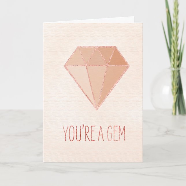 Carte Vous êtes un ami de gemme (Devant)