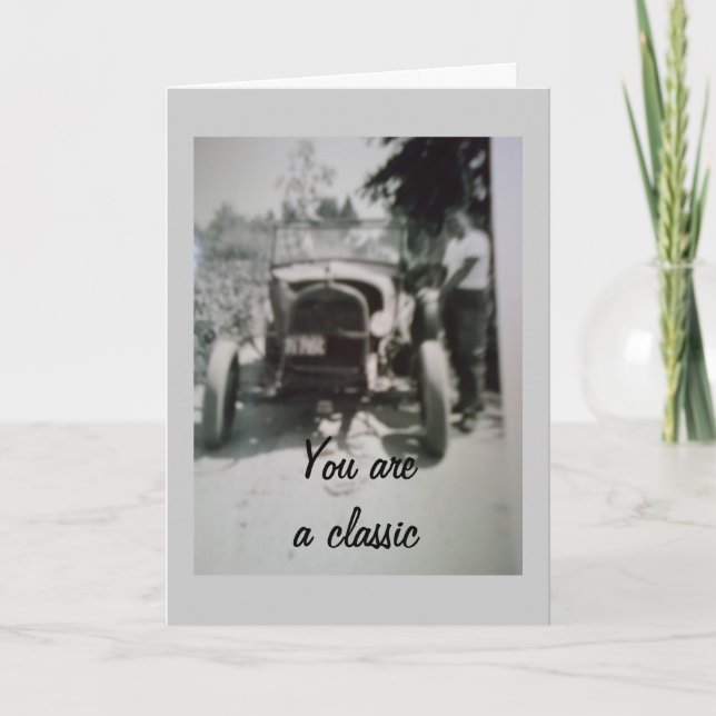 CARTE VOUS ÊTES UN CLASSIQUE - SUR LA COLLINE (Devant)