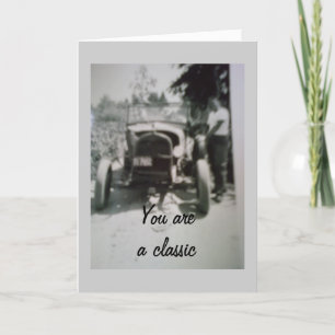 CARTE VOUS ÊTES UN CLASSIQUE - SUR LA COLLINE