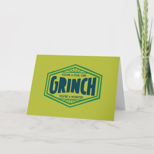 Carte Vous êtes un Grinch infect (Devant)