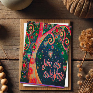 Carte Vous êtes un magnifique arbre lunaire