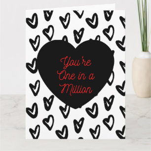 CARTE VOUS ÊTES UN SUR UN MILLION