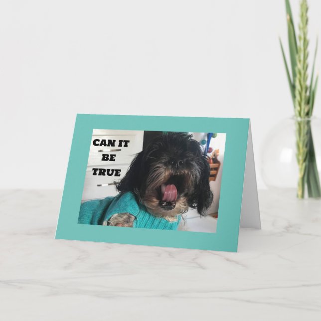 CARTE VOUS ÊTES UNE AUTRE ANNÉE "PLUS ÂGÉE" EST-CE QUE Ç (Devant)