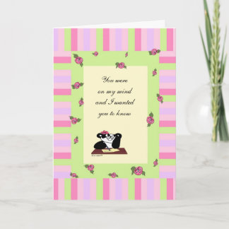 Carte Vous étiez sur mon esprit