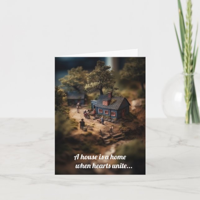 Carte Vous faites de notre maison une maison (Devant)