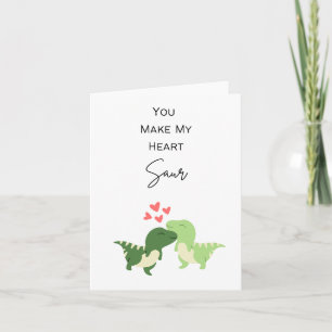 Carte Vous faites mon coeur de sauver - Pun Valentine's
