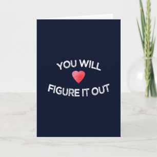 Carte Vous finirez par trouver la solution Design motiva