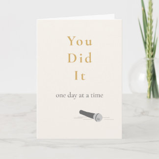 Carte Vous l'avez fait une année de sobriété