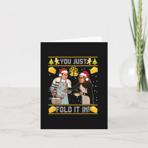 Carte vous le pliez juste à Noël