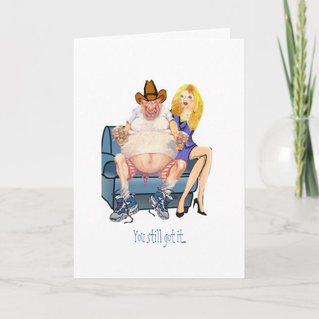 Carte Vous lui obteniez toujours… l'anniversaire d'homme (Devant)