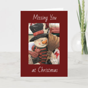 CARTE ***VOUS MANQUE À NOËL***