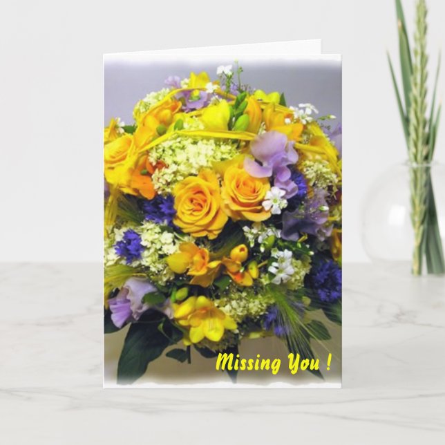 Carte Vous manquer ! (Devant)