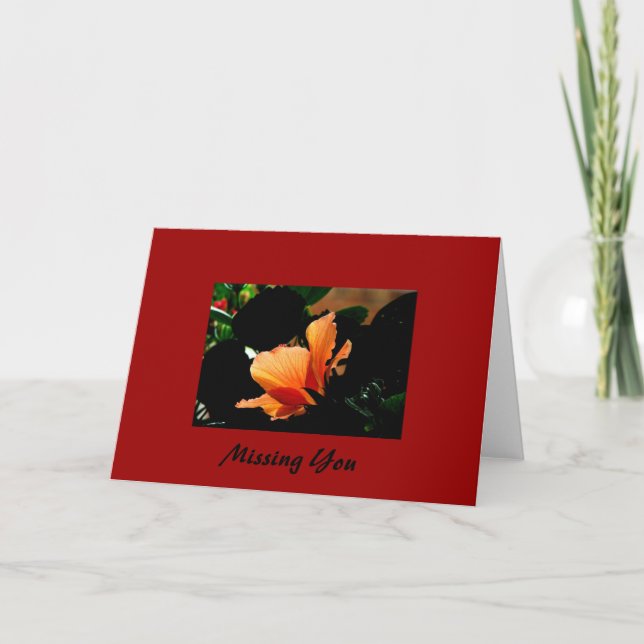 Carte Vous manquer (Devant)