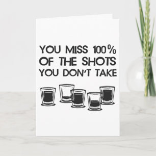 Carte Vous manquez 100% des coups de feu que vous ne pre