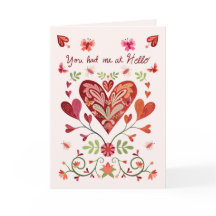 Vous m'avez eu à Bonjour - Saint-Valentin Amour Ro