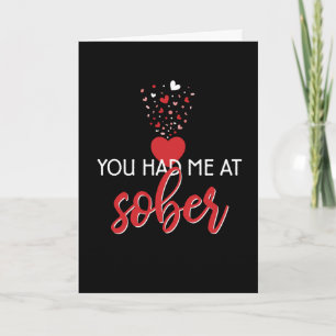 Carte Vous m'aviez chez Sober Valentine pour la récupéra