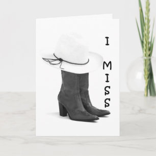 CARTE VOUS ME MANQUEZ À L'ANNIVERSAIRE ET CHAQUE JOUR