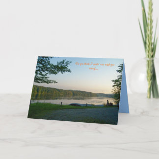 Carte Vous me pensez pourriez jamais vous souhaiter… la