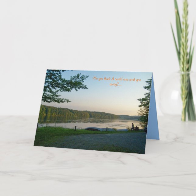 Carte Vous me pensez pourriez jamais vous souhaiter… la (Devant)