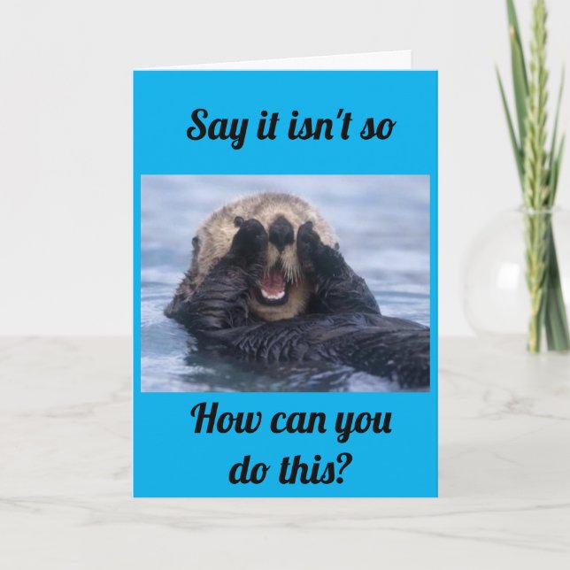 CARTE VOUS NE POUVEZ TOUT SIMPLEMENT PAS DÉPLACER NON NO (Devant)