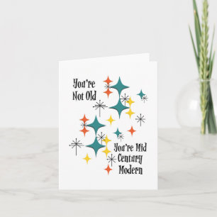 Carte Vous n'êtes pas vieux, vous êtes des stars Mid Cen