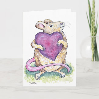 Carte Vous penser avec amour
