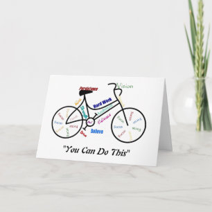 Carte Vous pouvez faire ce vélo motivationnel, vélo vélo
