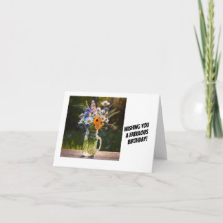 Carte Vous souhaitant un anniversaire fabuleux