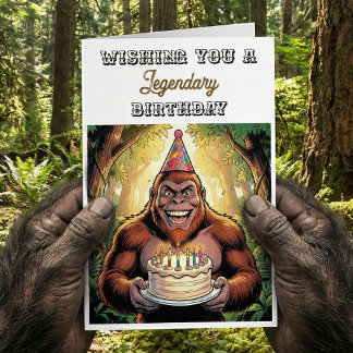 Carte Vous souhaitant un anniversaire légendaire