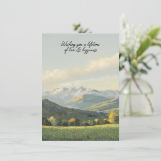Carte Vous souhaiter une vie d'amour et de bonheur