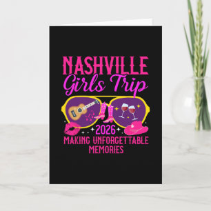 Carte Voyage à Nashville 2026 Création de souvenirs Fill