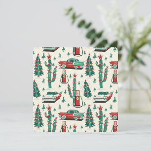 Carte Voyage à travers le Sud-Ouest pour un Noël rétro