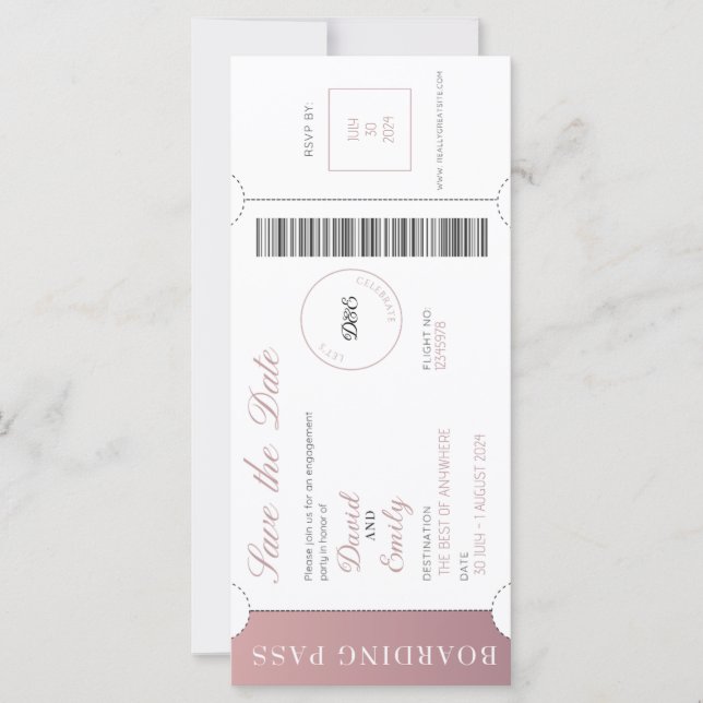 Carte Voyage céleste : David & Emily's Enchanting Dusty (Devant)