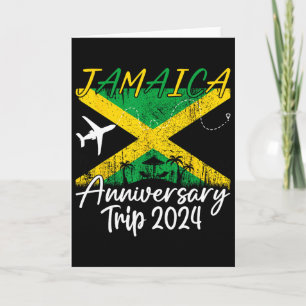 Carte Voyage d'anniversaire en Jamaïque Couple Vacances 