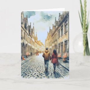 Carte Voyage de couple en Europe