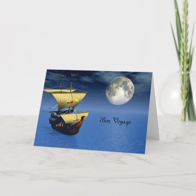 Carte voyage de fève (Devant)