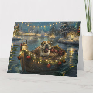 Carte Voyage du festival de Noël de Bulldog