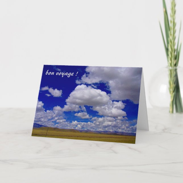 Carte voyage en ciel (Devant)