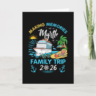 Carte Voyage en famille à Myrtle 2026 Vacances à souveni