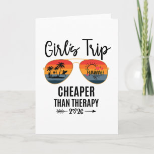 Carte Voyage entre filles moins cher qu'une thérapie 202