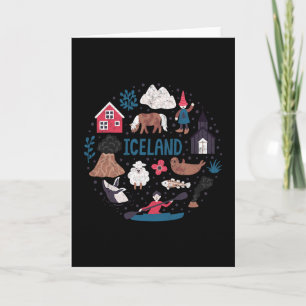 Carte Voyage Europe Islande Reykjavik Vacances en Famill