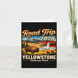 Carte Voyage sur la route 2026 parc national de yellowst