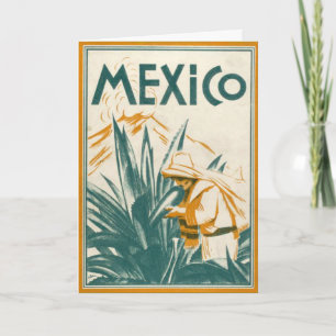 Carte Voyages de coffre-fort - illustration du Mexique