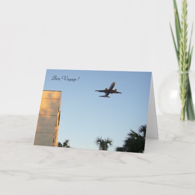 Carte voyages en avion (Devant)