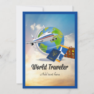 Carte Voyageur dans le monde, MODÈLE,