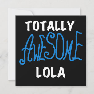 Carte Vraiment génial Lola Blue Tshirts et cadeaux